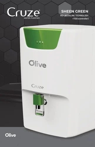 Cruze OLIVE SHEEN GREEN  water Purifier RO+ALKALINE+ UV +TDS -Trade Nepal