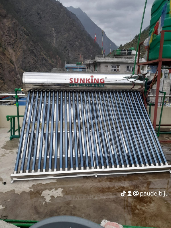 Sunking Solar Water Heater 20T 250Ltr. -Trade Nepal