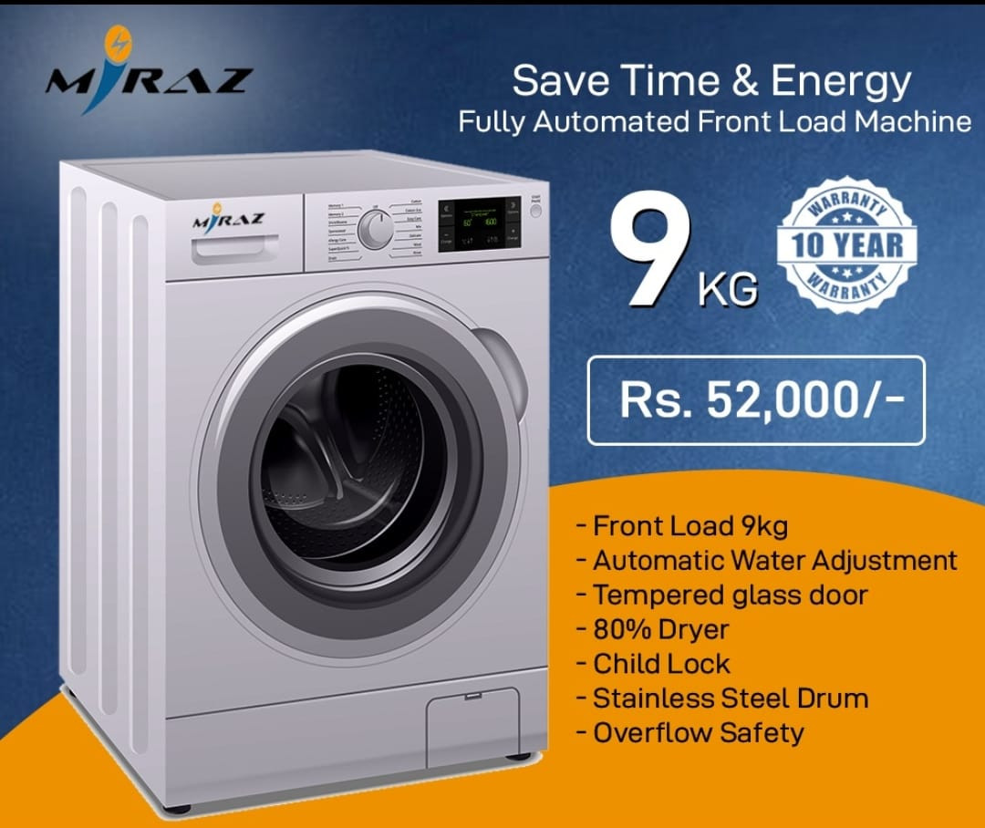 Buy Washing Machine Miraz 9kg at best price in Nepal.