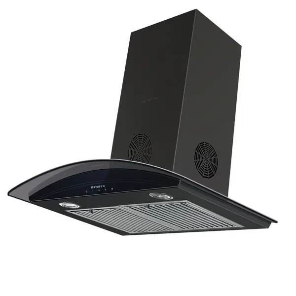Faber FEEL 3D PLUS MAX T2S2 BK TC 90cm 1350m3/hr, Touch Sensor-Trade Nepal