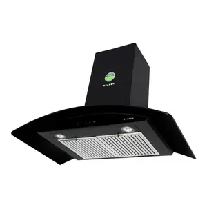 Faber FEEL PLUS 3D TC BK LTW 90 Kitchen Chimney-Trade Nepal