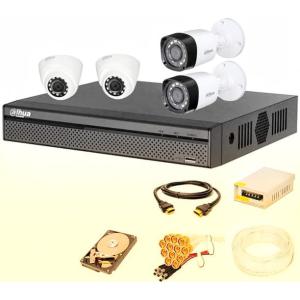 HD-CVI CCTV Camera System Packege 4camera system Dahua -Trade Nepal