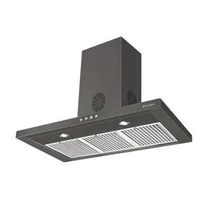 Faber Stilo Slim 3D Plus T2S2 Bk Ltw 90cm Kitchen Chimney