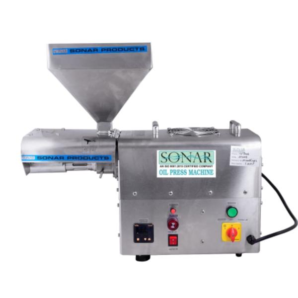 Sonar Cold Press Oil Machine Mini Expeller Capacity: 10-14 Kg/hr.