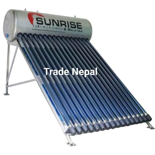`SUNRISE 200 Ltr. SOLAR WATER HEATER 16 Tube