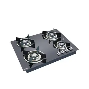 Glen Hob 1064 RO HT DB, 4 Burner Gas with Double Ring Forged Brass Burner Auto Ignition-Trade NepalOB Top - - w