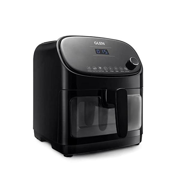 GLEN Air Fryer-5.5 Liter, Digital Controls-3047 , 8 Pre Set Menus Timer, Temperature Control, 1350 Watt-Trade Nepal