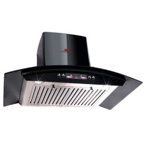 Sunrise Chimney DBS 116 90cm push button Baffle Filter