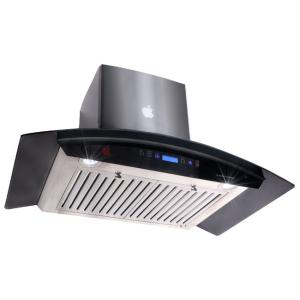 Sunrise Chimney DBS 110 90cm Touch Sensor Baffle Filter