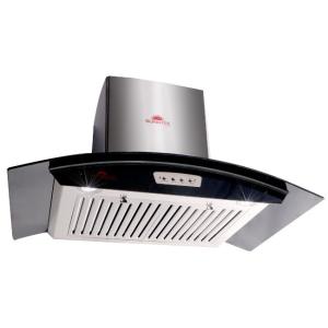 Sunrise Chimney DBS 115 90cm Baffle Filter Push Botton