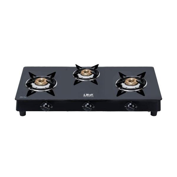 3 Burner Gas Stove Auto Ignition Cooktop- LIF-GT3BAI-Trade Nepal