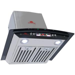 Sunrise Chimney DBS 117 60cm Push Button Baffle Filter