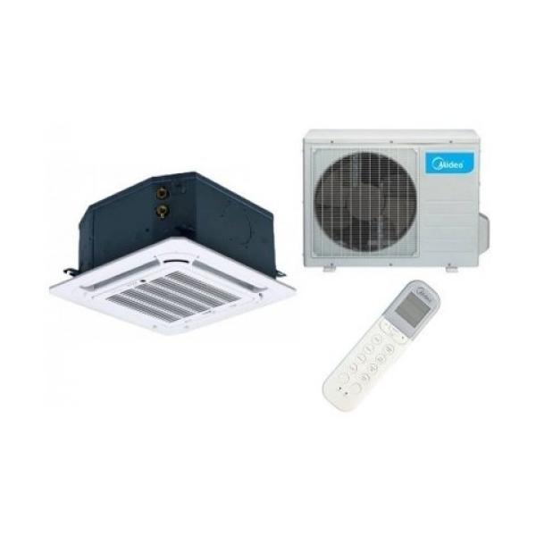 Midea Air Conditioner 1.0 Ton Ceiling Cassette inverter system (MCA4U-12HRFN8)-Trade Nepal