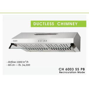 Glen Ductless Chimney CH 6003 SS PB suction 1000m3/h-Trade Nepal