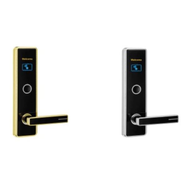 T57 Card RFID Key Card Smart Hotel Door Lock with Management System Software-Trade Nepal