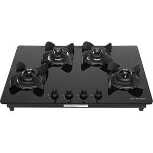 Faber HOB ULTIMA HT724 CRS BR CI AI 4 Burner Auto Ignition Glass Top -Black