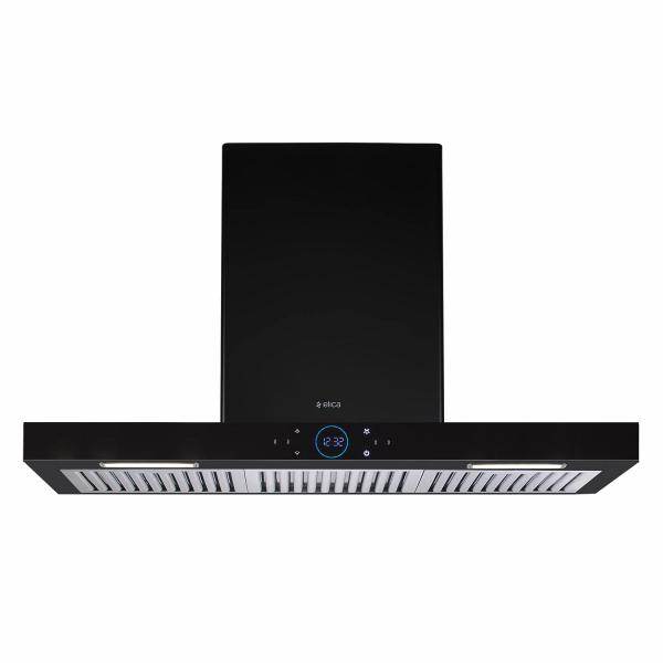 ELICA ISLAND CHIMNEY I SMART SPOT H6 BF ISLAND LTW 90 NERO-Trade Nepal