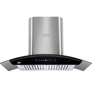 DHI Chimney DH-CH90B2AT Heat Auto Clean 90cm. Touch Button 1200 M3/hr-TRADE NEPAL
