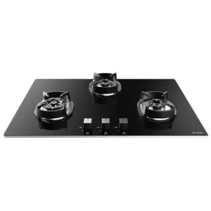 Faber HOB NEXUS HT 783 CRS BR CI AI 3 Burner Auto Ignition Glass Top -Black