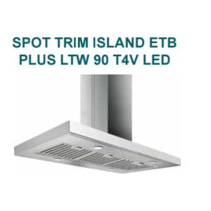 ELICA SPOT TRIM ISLAND ETB PLUS LTW 90 T4V LED CHIMNEY-Trade Nepal