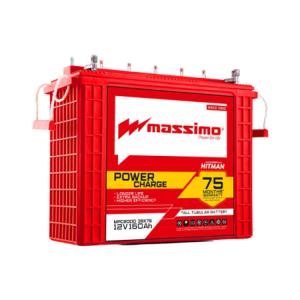 Massimo Tall Tubular Battery 160Ah Power Charge MPC 2000 -Trade Nepal