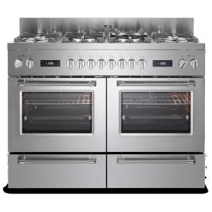 Elba Excellence twin cavity dual fuel freestanding cooking range (EX 1266 M)