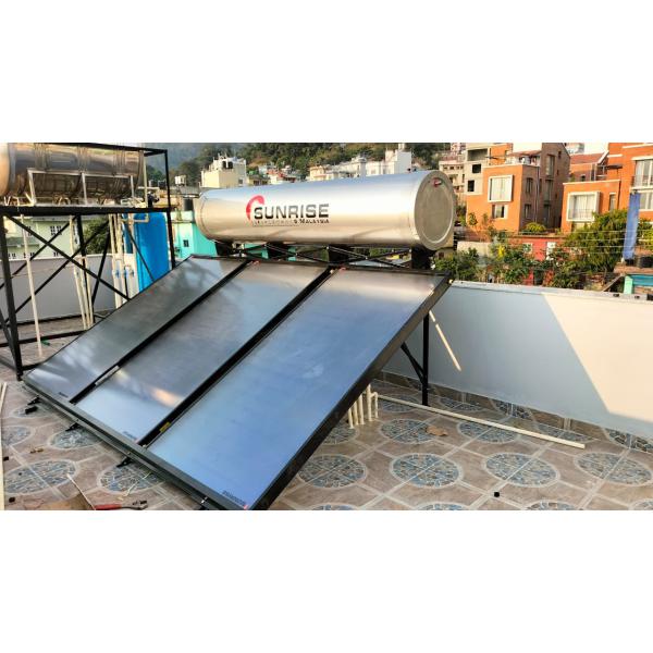 Sunrise Flat plate Solar Water Heater 450ltr - 3 panel