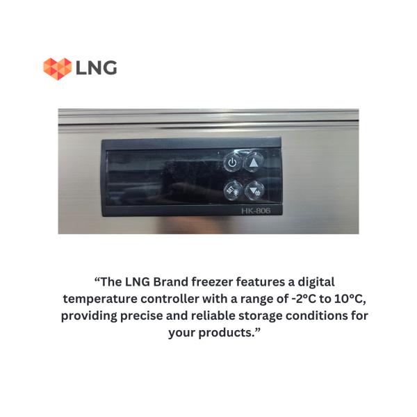 LNG 400 Liter Visi Cooler – LNGSC40S (Black)-Trade Nepal