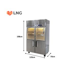 LNG 1000L Stainless Steel Commercial Refrigerator – LNGSCCF100D