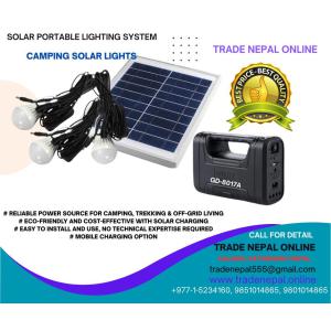 Solar Portable Lighting System for Travell and out campaining -Trade Nepal.