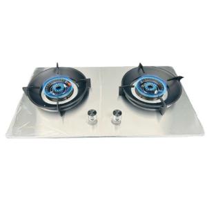 Sunrise Hob DBS 305 -2Burner Ultra Tuff Stainless Steel Gas Stove | Forged Brass Burner | Auto Ignition with Flame Failure Device