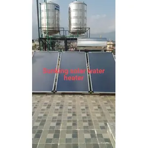 Sunking Flat plate Solar Water Heater 400ltr - 3panel Pressurized Tank-Trade Nepal