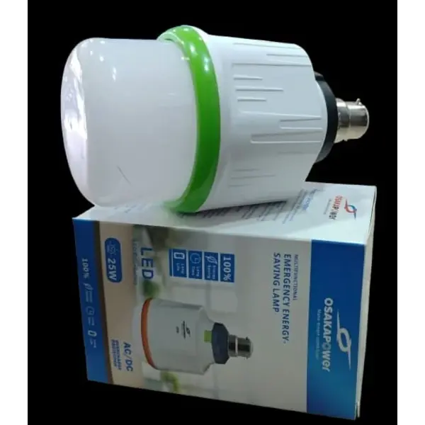 25Watt Emergency Rechargeable LED Lamp (Bulb) DC AC with 8-hour Backup-Trade Nepal