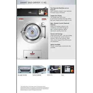 IFB Commercial Laundry Dryer 11Kg Laundromatique Tumble Dryer-Trade Nepal
