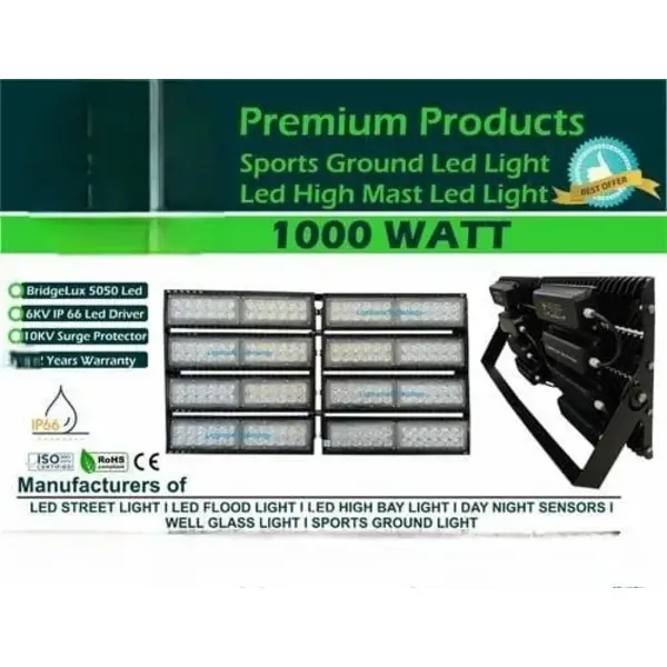 Stadium LED flood lights 1000W -Trade Nepal