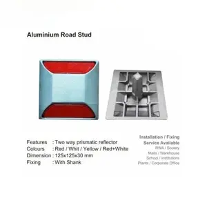 Signxpress Aluminum Road Stud with Reflectors | Durable Road Safety Studs in Nepal