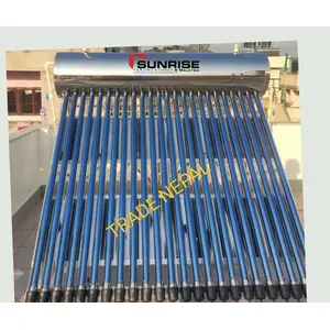 SUNRISE Heat Tube System 20 Tube Solar Water Heater for Snow Area 