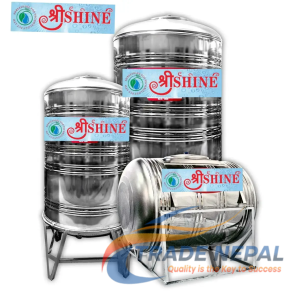 श्रीSHINE 5000ltr water tank Horizontal Stainless Steel