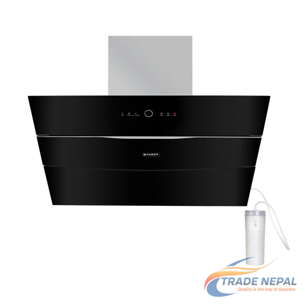FABER HOOD BOLT MAX FL SW SC BLDC BK IN 90cm Chimney