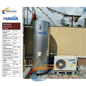 Peaksun 5.0 Kw Air Source HEAT PUMP Water Heater 