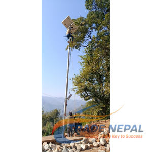 Solar Street Light System in Nepal