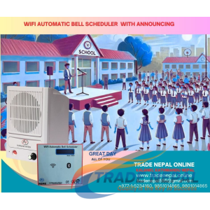 WiFi Automatic School Bell Scheduler with Announcing | Audislave HiTech Nepal