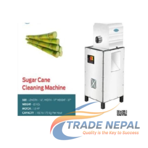 Sugarcane Peeling Cleaning Machine 1HP Motor | 150–175 Kg/H Capacity | 1440 RPM Heavy Duty