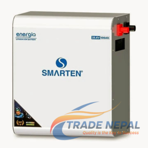 Smarten Energiq Lithium-Ion Battery 100Ah/25.6V–Long Life Smart Power Backup