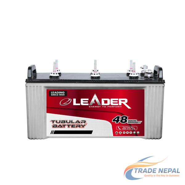 LEADER Short Tubular Battery 50Ah/12V – inverter Battery