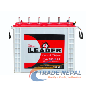 LEADER Tall Tubular Battery 220Ah/12V – Long Backup Power Battery