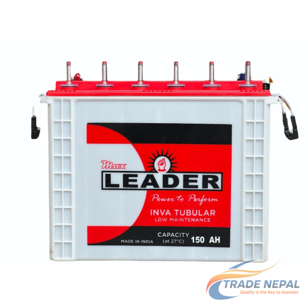 LEADER Tall Tubular Battery 220Ah/12V – Long Backup Power Battery