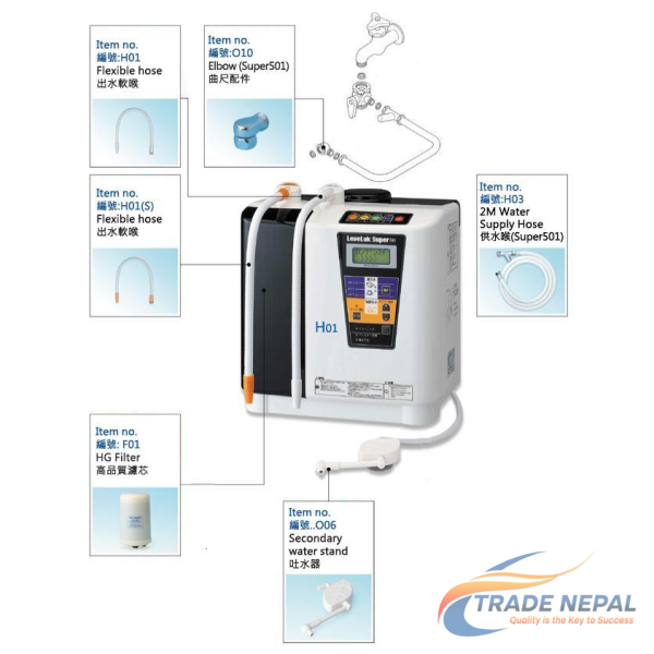 Kangen Leveluk Super 501 Water Ionizer Price in Nepal | Enagic Machine