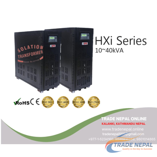 10KVA Online UPS HXI3110L16 (192V) 3:1 phase Isolation Transformer External Battery