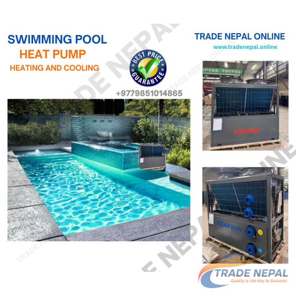 Swimming Pool Heat Pump 24kW–240kW | High Efficiency Air Source Swimming Pool Heater Nepal | Heating and Cooling